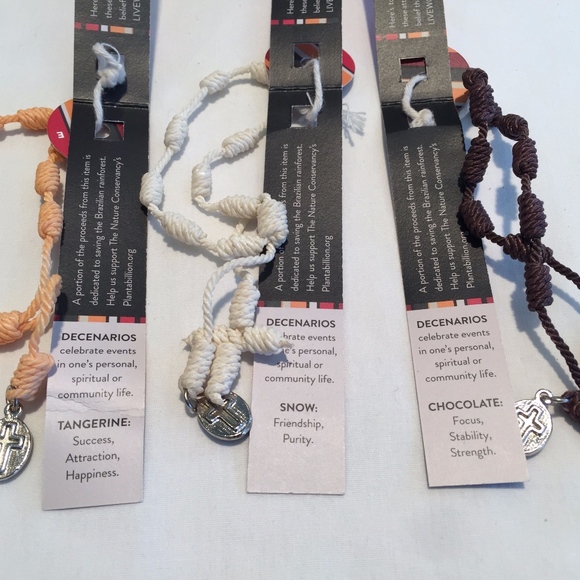 SET of 3 *1st Communion* Decenario Charm Bracelets - Picture 3 of 8